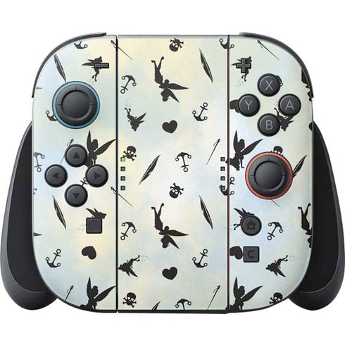 Disney Tinker Bell Fairy Size Pattern Nintendo Switch 2 (2025) Joy-Con Controller Skin
