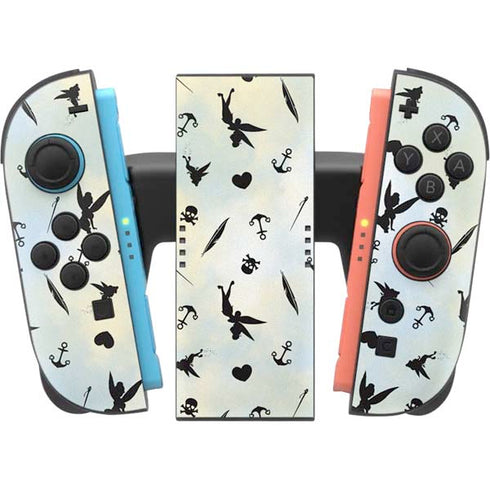 Disney Tinker Bell Fairy Size Pattern Nintendo Switch 2 (2025) Joy-Con Controller Skin
