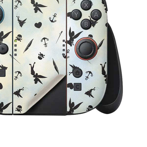 Disney Tinker Bell Fairy Size Pattern Nintendo Switch 2 (2025) Joy-Con Controller Skin