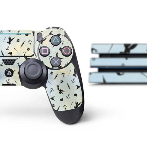 Disney Tinker Bell Fairy Size Pattern PS4 Pro Bundle Skin
