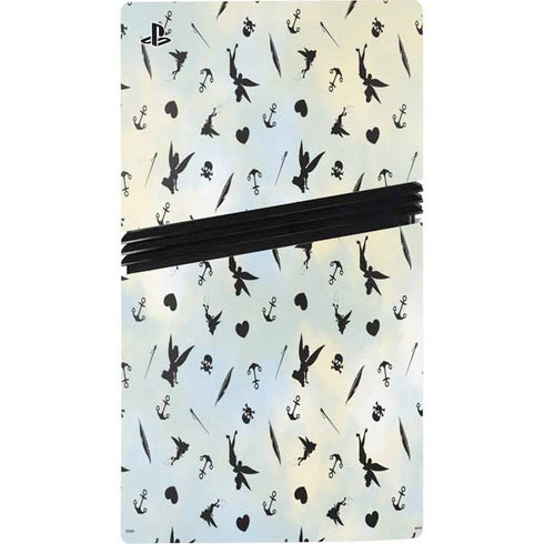 Disney Tinker Bell Fairy Size Pattern PS5 Pro Console Skin