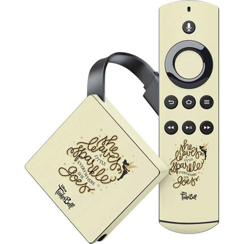 Disney Tinker Bell Leave A Little Sparkle Amazon Fire TV Skin