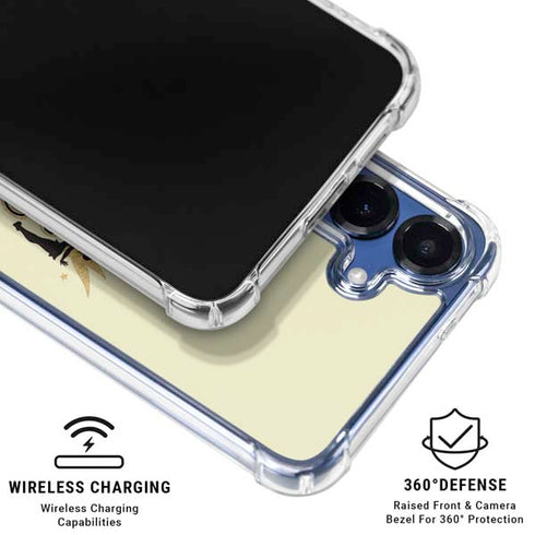 Disney Tinker Bell Leave A Little Sparkle Galaxy S25 Plus Clear Case