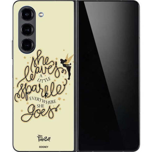 Disney Tinker Bell Leave A Little Sparkle Galaxy Z Fold5 5G Skin