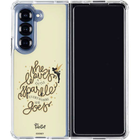 Disney Tinker Bell Leave A Little Sparkle Galaxy Z Fold6 Clear Case