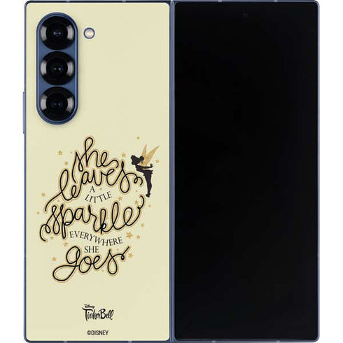 Disney Tinker Bell Leave A Little Sparkle Galaxy Z Fold6 Skin