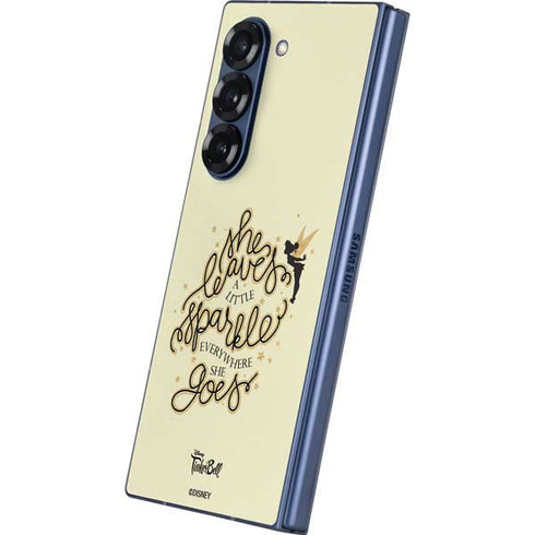 Disney Tinker Bell Leave A Little Sparkle Galaxy Z Fold6 Skin