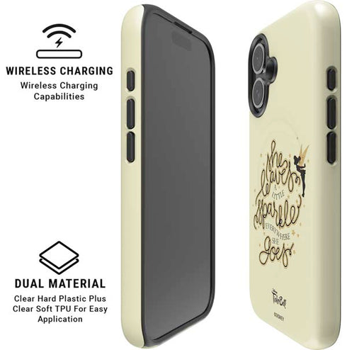 Disney Tinker Bell Leave A Little Sparkle iPhone 16 Magsafe Impact Case