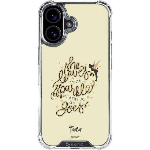 Disney Tinker Bell Leave A Little Sparkle iPhone 16 Plus Clear Case