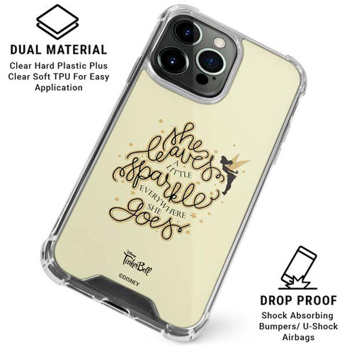 Disney Tinker Bell Leave A Little Sparkle iPhone 16 Pro Max Clear Case