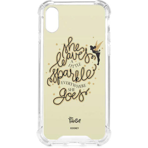 Disney Tinker Bell Leave A Little Sparkle iPhone XS Clear Case