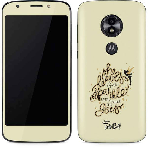 Disney Tinker Bell Leave A Little Sparkle Moto E5 Play Skin