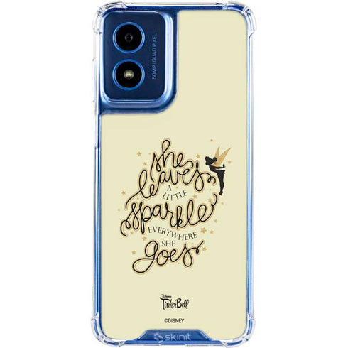 Disney Tinker Bell Leave A Little Sparkle Moto G 5G (2024) Clear Case