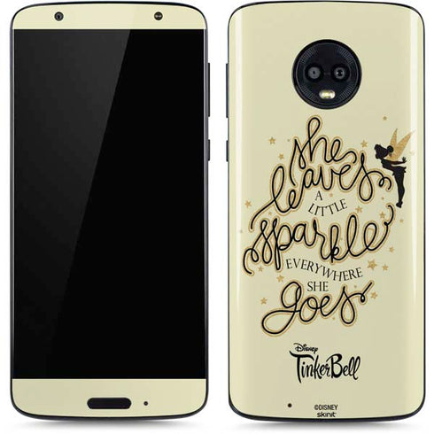 Disney Tinker Bell Leave A Little Sparkle Moto G6 Skin
