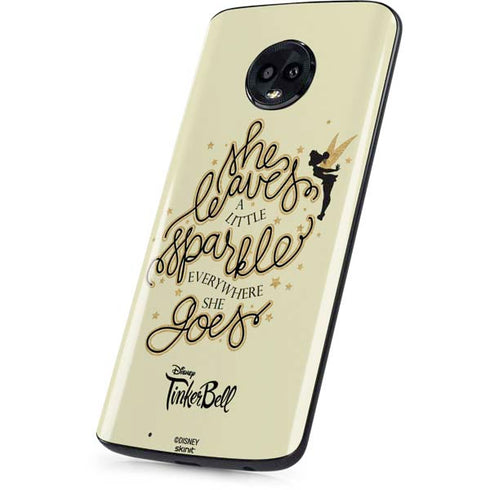 Disney Tinker Bell Leave A Little Sparkle Moto G6 Skin