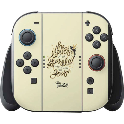 Disney Tinker Bell Leave A Little Sparkle Nintendo Switch 2 (2025) with Joy-Con Skin