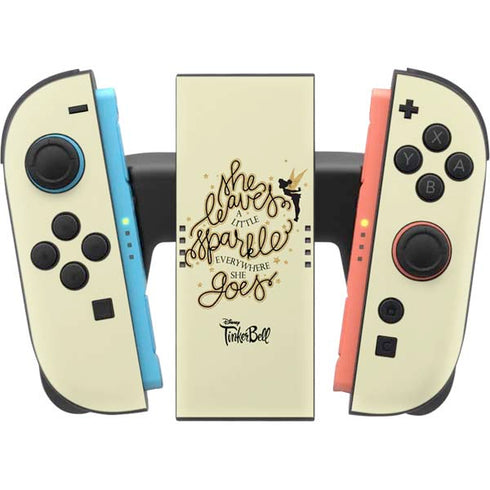 Disney Tinker Bell Leave A Little Sparkle Nintendo Switch 2 (2025) Joy-Con Controller Skin