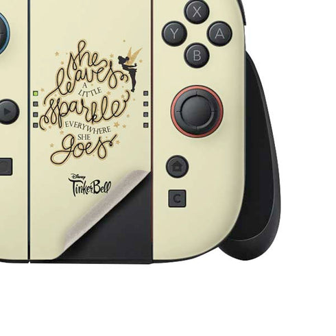 Disney Tinker Bell Leave A Little Sparkle Nintendo Switch 2 (2025) Joy-Con Controller Skin