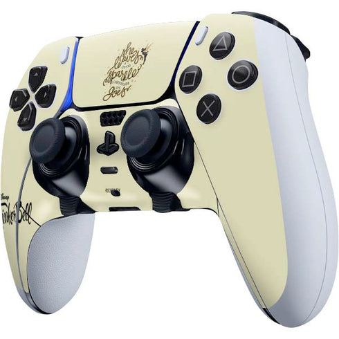 Disney Tinker Bell Leave A Little Sparkle PS5 DualSense Edge Pro Controller Skin