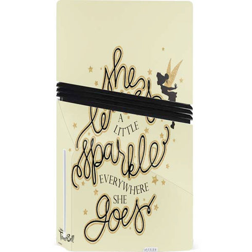 Disney Tinker Bell Leave A Little Sparkle PS5 Pro Disk Bundle Skin