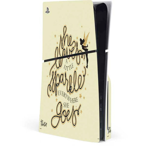 Disney Tinker Bell Leave A Little Sparkle PlayStation PS5 Skins