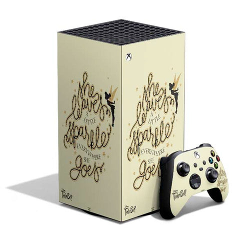 Disney Tinker Bell Leave A Little Sparkle XBox Series X Digital Edition Bundle Skin