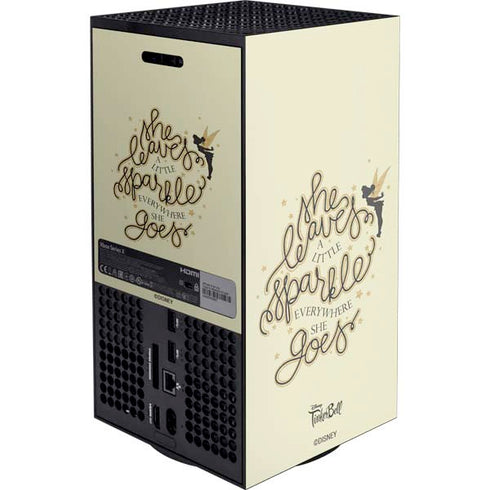 Disney Tinker Bell Leave A Little Sparkle XBox Series X Digital Edition Console Skin