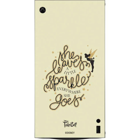 Disney Tinker Bell Leave A Little Sparkle XBox Series X Digital Edition Console Skin