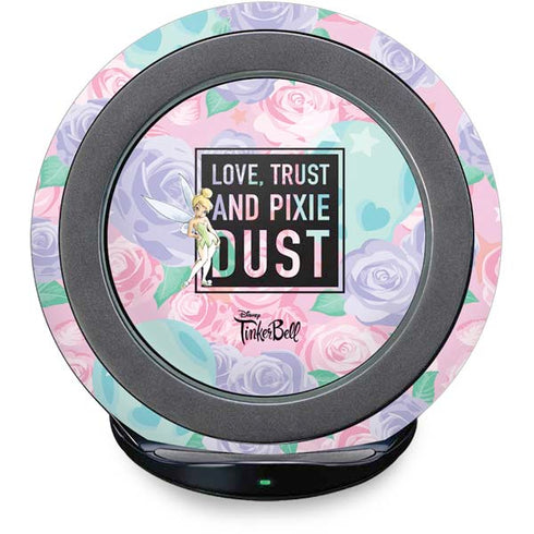 Disney Tinker Bell Love Trust and Pixie Dust Fast Charge Wireless Charging Stand Skin