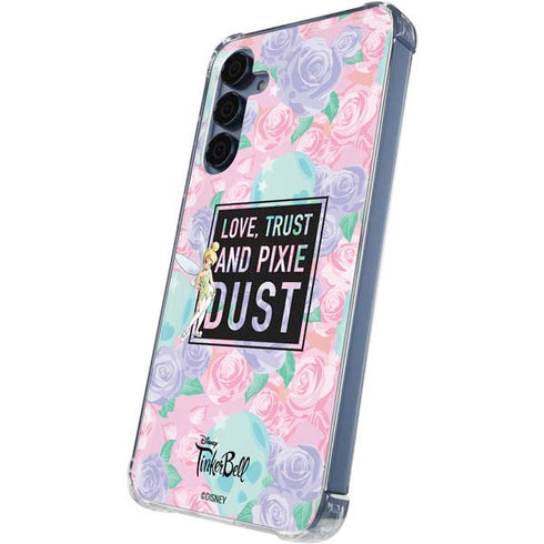 Disney Tinker Bell Love Trust and Pixie Dust Galaxy A35 5G Clear Case