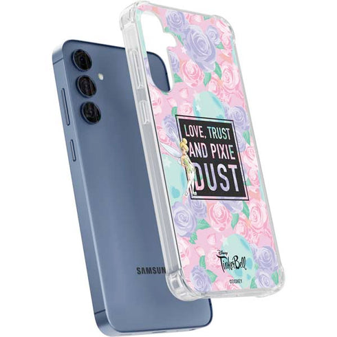 Disney Tinker Bell Love Trust and Pixie Dust Galaxy A55 5G Clear Case