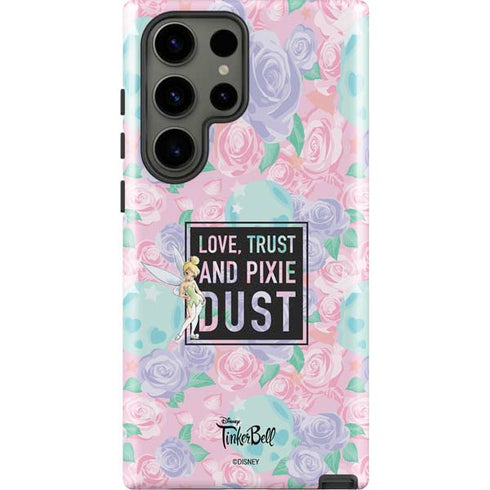 Disney Tinker Bell Love Trust and Pixie Dust Galaxy S23 Ultra Pro Case
