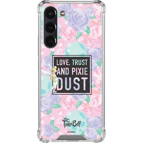 Disney Tinker Bell Love Trust and Pixie Dust Galaxy S24 FE Clear Case