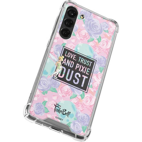 Disney Tinker Bell Love Trust and Pixie Dust Galaxy S24 FE Clear Case