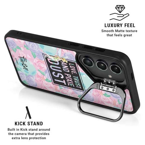 Disney Tinker Bell Love Trust and Pixie Dust Galaxy S25 Kickstand Case