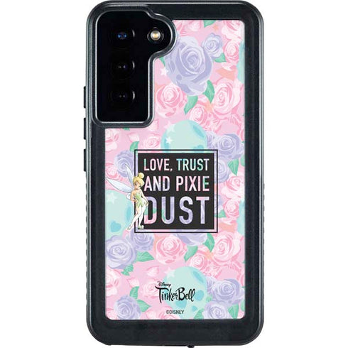 Disney Tinker Bell Love Trust and Pixie Dust Galaxy S24 Plus Waterproof Case