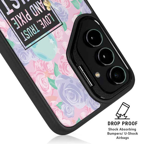 Disney Tinker Bell Love Trust and Pixie Dust Galaxy S25 Ultra Kickstand Case
