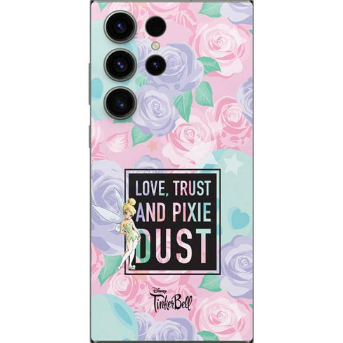 Disney Tinker Bell Love Trust and Pixie Dust Galaxy S25 Ultra Skin