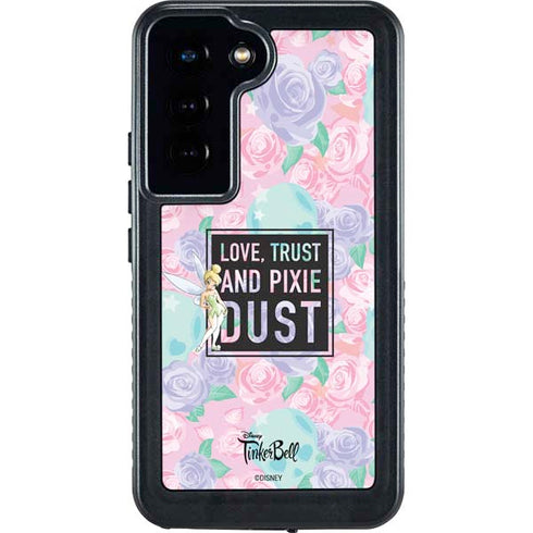 Disney Tinker Bell Love Trust and Pixie Dust Galaxy S24 Waterproof Case