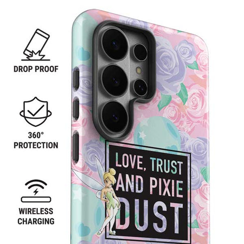 Disney Tinker Bell Love Trust and Pixie Dust Galaxy S26 Ultra Impact Case