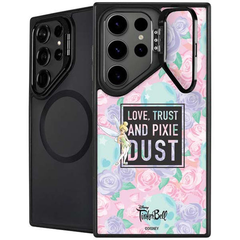Disney Tinker Bell Love Trust and Pixie Dust Galaxy S26 Ultra Kickstand Case