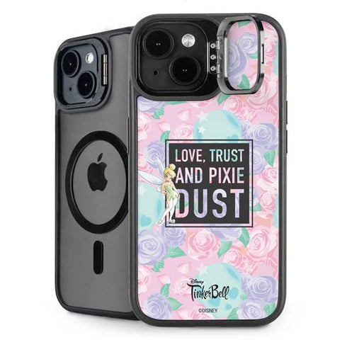 Disney Tinker Bell Love Trust and Pixie Dust iPhone 14 Plus Kickstand Case