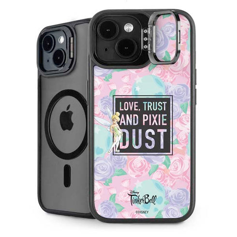 Disney Tinker Bell Love Trust and Pixie Dust iPhone 15 Plus Kickstand Case