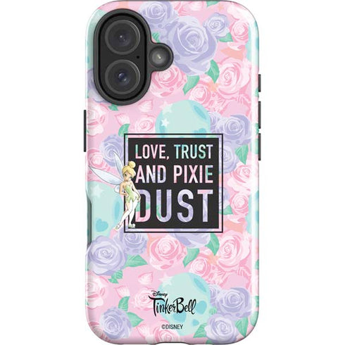 Disney Tinker Bell Love Trust and Pixie Dust iPhone 16 Plus Impact Case