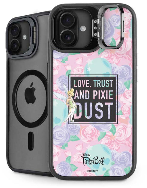 Disney Tinker Bell Love Trust and Pixie Dust iPhone 16 Plus Kickstand Case