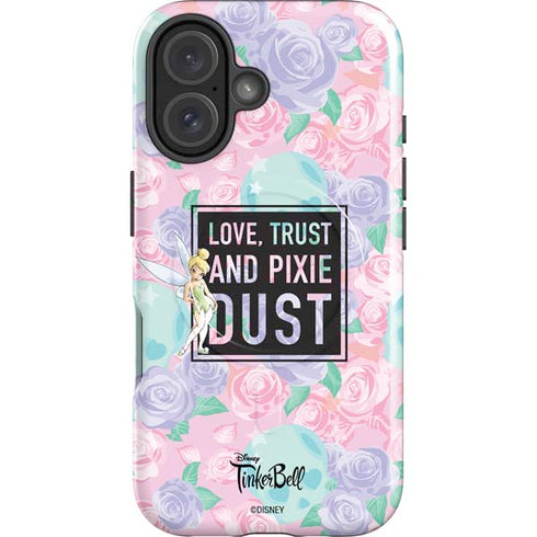Disney Tinker Bell Love Trust and Pixie Dust iPhone 16 Plus Magsafe Impact Case