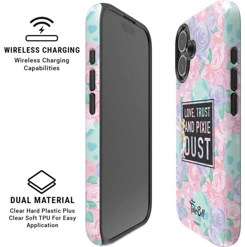 Disney Tinker Bell Love Trust and Pixie Dust iPhone 16 Plus Magsafe Impact Case