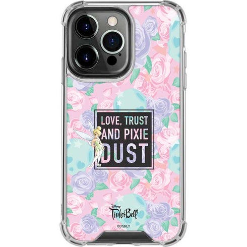 Disney Tinker Bell Love Trust and Pixie Dust iPhone 16 Pro Clear Case