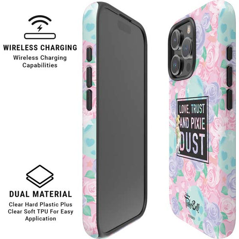 Disney Tinker Bell Love Trust and Pixie Dust iPhone 16 Pro Magsafe Impact Case