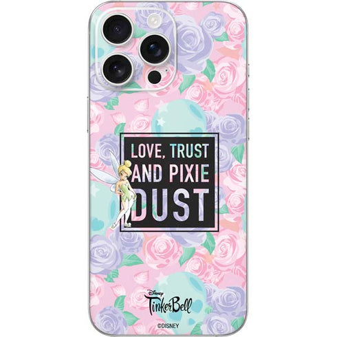 Disney Tinker Bell Love Trust and Pixie Dust iPhone 16 Pro Max Skin